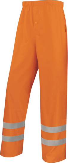 Afbeeldingen van DELTA PLUS REGENBROEK 900PANHV FLUOGEEL HIGH VIS MAAT M