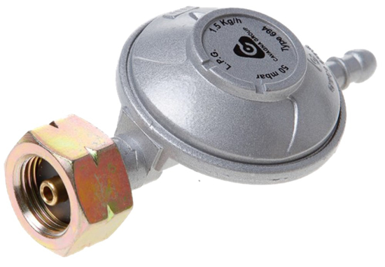 Afbeeldingen van DRUKREGELAAR 50MBAR SHELL X SLANGPILAAR