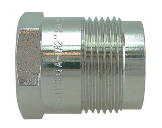 Afbeeldingen van AANSLUITKOPPELING RECHT GASTEC 1/2" BINNENDRAAD X M24 BUITENDRAAD