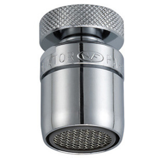 Afbeeldingen van KOGELGEWRICHT MET DOORSTROOMBEGRENZER VERCHROOMD 1/2" X 1/2" 8 L/MIN.