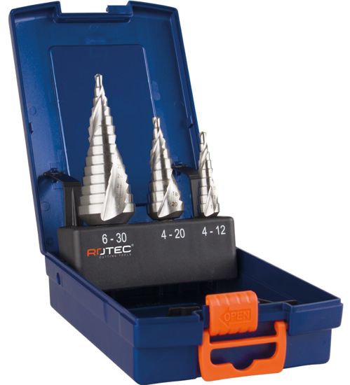 Afbeeldingen van TRAPPENBORENSET '425', 3-DLG.,NR. 0/9-1-2 ABS