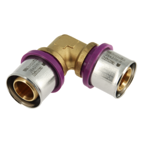 Afbeeldingen van BONFIX ALU-PERS KNIEKOPPELING 26 X 26 MM