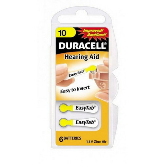 Afbeeldingen van DURACELL HEARING AID 6 X DA10 1,4V