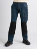 Afbeeldingen van 247 JEANS WERKBROEK BISON D30 DENIM DONKERBLAUW MAAT W34-L34 OP=OP
