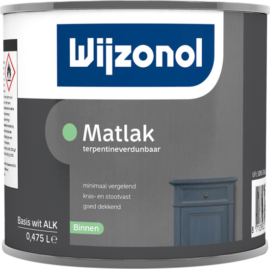 Afbeeldingen van WIJZONOL MATLAK ALKYD BASIS TRANSPARANT 400ML