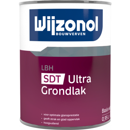 Afbeeldingen van WIJZONOL LBH GRONDLAK SDT ULTRA BASIS TRANSPARANT 800ML
