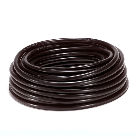 Afbeeldingen van SLANG PVC PHTHLATE-FREE TYPE NTS M. 16BAR GRIJS/ZWART 12,5 MM (50MTR)