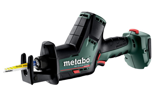 Afbeeldingen van METABO ACCU-RECIPROZAAG SSE 18 LTX BL COMPACT BODY IN METALOC, ZONDER ACCU-PACKS EN LADER