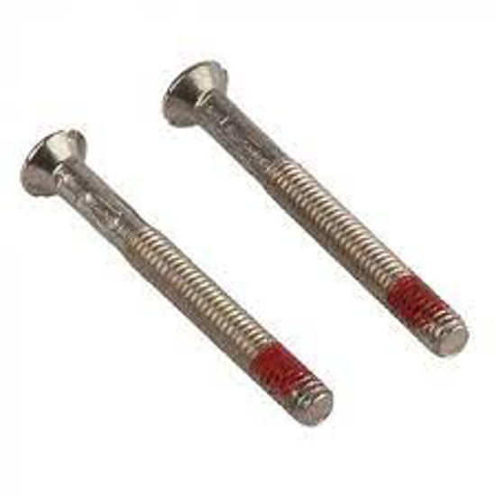 Afbeeldingen van PATENTSCHROEF IJZER VERNIKKELD M4X38+BORGMIDDEL