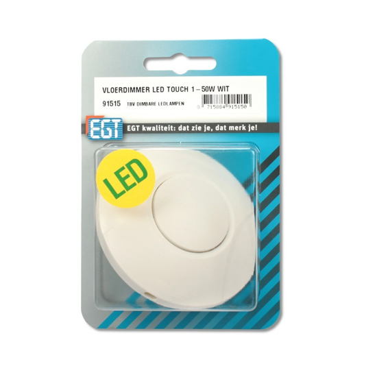 Afbeeldingen van VLOERDIMMER LED TOUCH 2-100W WIT