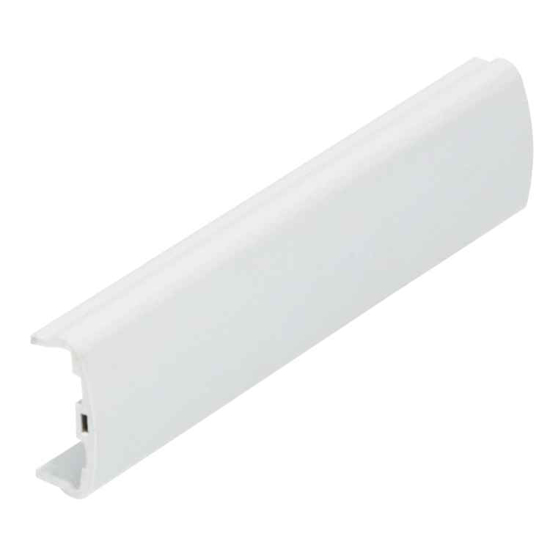 Afbeeldingen van PANELSOFTPROFIEL 18MM WIT LENGTE 2,6M