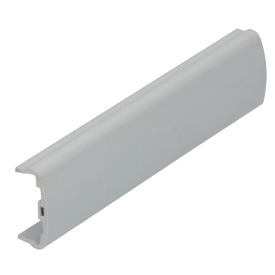 Afbeeldingen van SOFTRANDPROFIEL 18 MM - GRIJS 2,6 METER