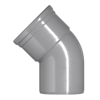 Afbeeldingen van PVC BOCHT MANCHETVERBINDING 1XMOF 45GRADEN 110MM