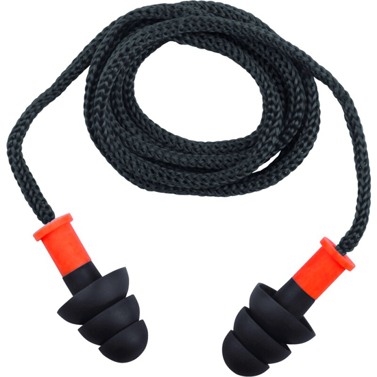 Afbeeldingen van DELTA PLUS HERBRUIKBARE OORDOPPEN CONICFIR050 GRIJS (PER PAAR)