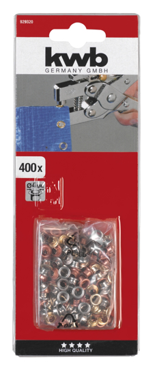 Afbeeldingen van KWB RINGEN TBV PONS- EN RINGENTANG 4MM, 400ST.