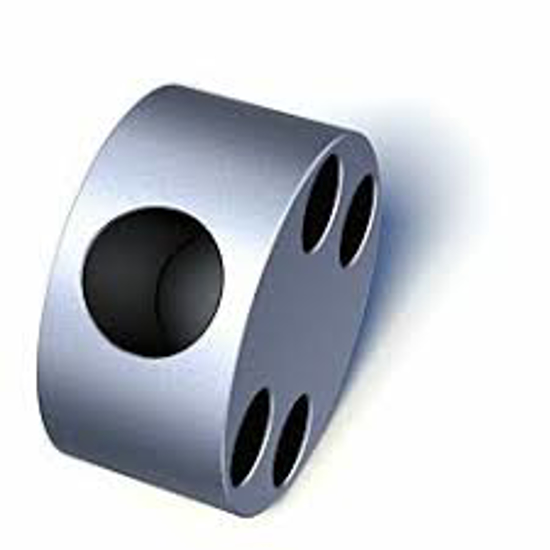 Afbeeldingen van SECUBAR RVS ROZETTEN TBV BARRIERESTANG 2ST.