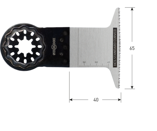 Afbeeldingen van MTS65 HCS HOUT STARLOCK INVALZAAGBLAD 65X50 [10]