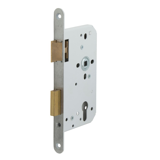 Afbeeldingen van NEMEF DEURSLOT 649/17-60 DOORNMAAT 60MM - PC72 - DR 2+4 - VOORPLAAT RVS ##