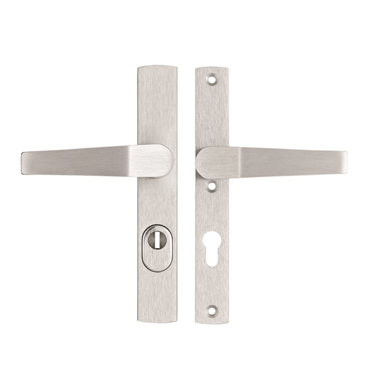 Afbeeldingen van AXA VEILIGHEIDSBESLAG PREMIUM SMAL SKG*** KRUK+KRUK ARROW ANTI-KERNTREK PC72 ALU F1