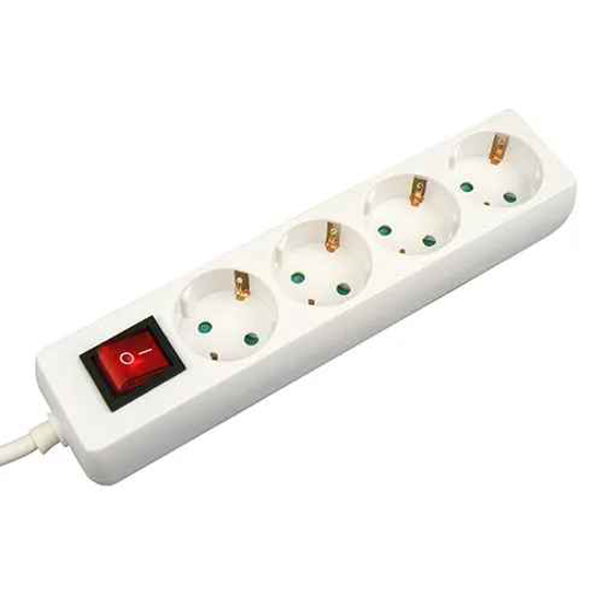 Afbeeldingen van TCD 4V + RA 1,5 METER 3X1.5MM² WIT + SCHAKELAAR