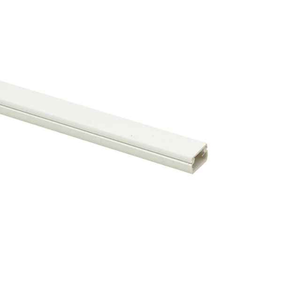 Afbeeldingen van KABELGOOT 15X10MM + TAPE WIT/WIT 2 METER