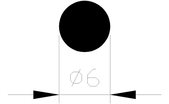 Afbeeldingen van RONDSTAF 6MM