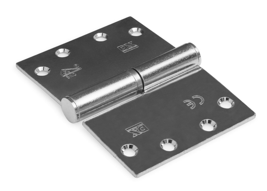 Afbeeldingen van DX KOGELSTIFTPAUMELLE KANTELAAF RECHTE HOEKEN STAAL VERZINKT SKG*** 89X125MM RECHTS