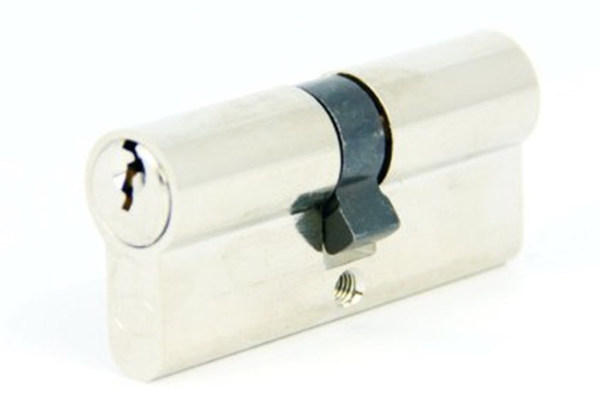 Afbeeldingen van M-LOY DUBBELE PROFIELCILINDER 30-45MM, MESSING/VERNIKKELD, M5X70MM, GS NR. 39, INCL. 2 SLEUTELS