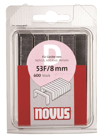 Afbeeldingen van NIETEN, PLATTE DRAAD D TIPO 53 F KLEMBREEDTE 11,3 MM 12 MM 1,25 MM(NL+BE)