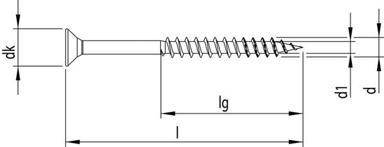 Afbeeldingen van HECO-FIX-PLUS SPAANPLAATSCHROEF PK 6,0X130MM POZIDEELDRAAD BLAUW VERZINKT STAAL