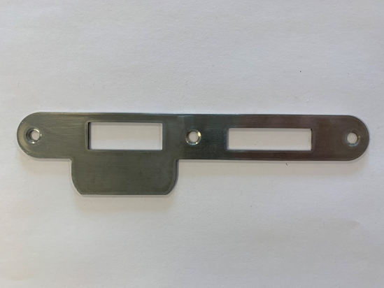 Afbeeldingen van SLUITPLAAT RVS TBV VEILIGHEIDSSLOT 139 STEEKMAAT PC 72MM SLUITPLAAT ROND DRAAIRICHTING LINKS 4T