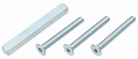Afbeeldingen van HMB BEVESTIGINGSSET VEILIGHEIDSBESLAG KRUK/KNOP DEURDIKTE 40-43MM
