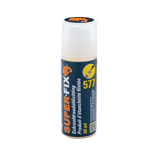 Afbeeldingen van SUPER-FIX SCHROEFDRAADAFDICHTING SF01-577 GEEL 50ML