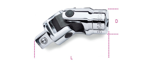 Afbeeldingen van BETA 920/25 CARDANGEWRICHT 1/2" OP=OP