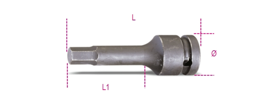 Afbeeldingen van BETA 720ME 6-SLAGDOPPEN VOOR INBUSSCHROEVEN OP=OP