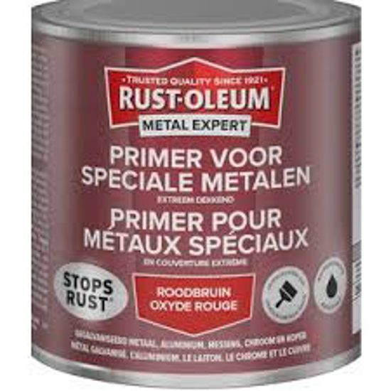 Afbeeldingen van RUST-OLEUM 3-IN-1 ANTI-ROEST PRIMER, ROODBRUIN, 250ML