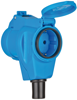 Afbeeldingen van CEE-HAAKSE KOPPELING 230V/16A IP44 - 1X 230V/16A, 1X 230V CEE 16A 3-POLIG
