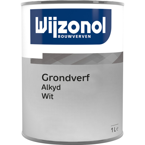 Afbeeldingen van WIJZONOL GRONDVERF ALKYD 1 LITER GRIJS
