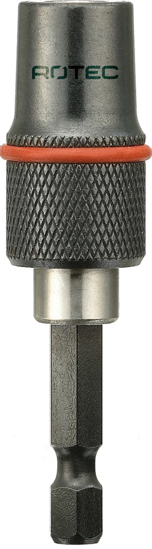 Afbeeldingen van BITHOUDER E6.3X65, MAGN., TWIN, SNELSPAN MET RINGMAGNEET