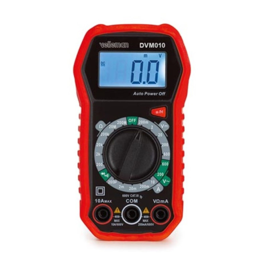 Afbeeldingen van MULTIMETER DVM010 BASIC-5 600V