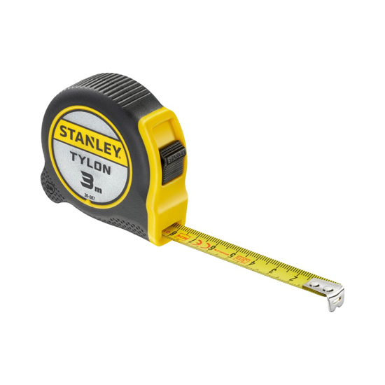 Afbeeldingen van STANLEY ROLBANDMAAT TYLON 3M MET 12,7MM BAND OP KAART