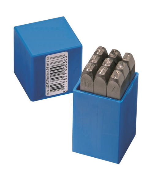 Afbeeldingen van SLAGCIJFERS 0-9 SET 6 MM