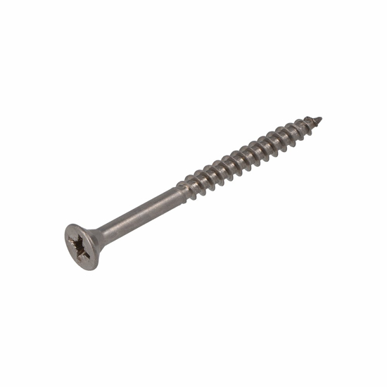 Afbeeldingen van SPAANPLAATSCHROEF RVS-A2 PK PZ-3 6.0X70/42 (100)