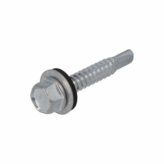 Afbeeldingen van DAK&GEVEL MONTAGESCHROEF ZELFB. VZ 6K SW-10 VOOR STAAL 6.3X50 (50)