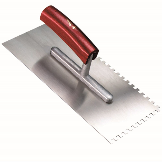 Afbeeldingen van PLAKSPAAN 2-ZIJDEN 8MM GETAND 280X130