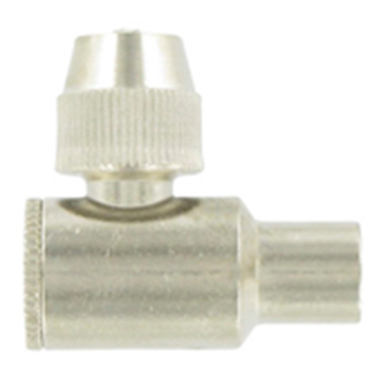 Afbeeldingen van COAXSTEKKER HAAKS MAN 6,5MM METAAL ##NML