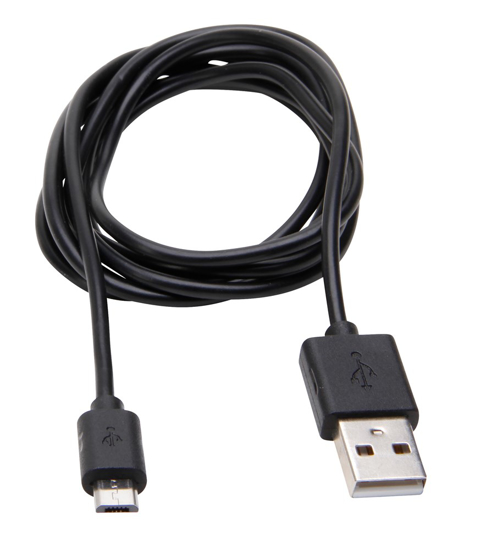 Afbeeldingen van USB OPLAADKABEL MICRO USB VOOR SMARTPHONE 1,5 METER ZWART ##NML