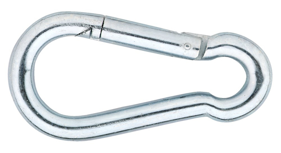 Afbeeldingen van DX KARABIJNHAAK VERZINKT 40X4MM