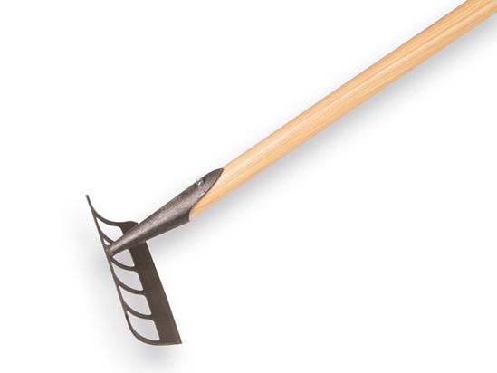 Afbeeldingen van SCHOFFELHARK DE WIT GESMEED 20 CM, MET ESSEN STEEL 170 CM