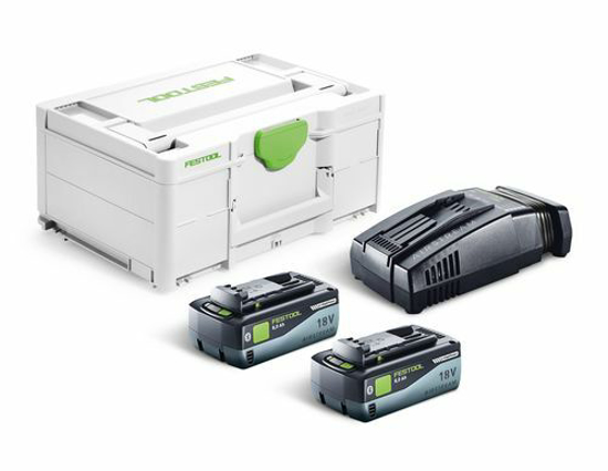Afbeeldingen van FESTOOL ENERGIE SET SYS 18V 2X8,0/SCA16